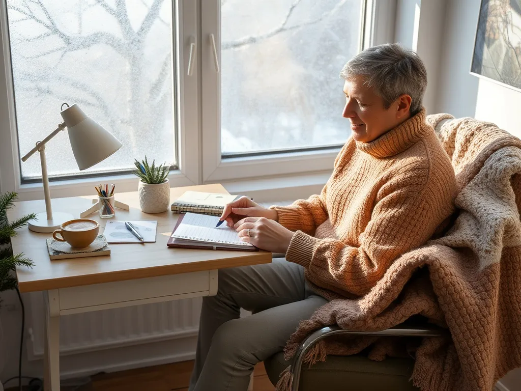 Työtilan järjestys talvella