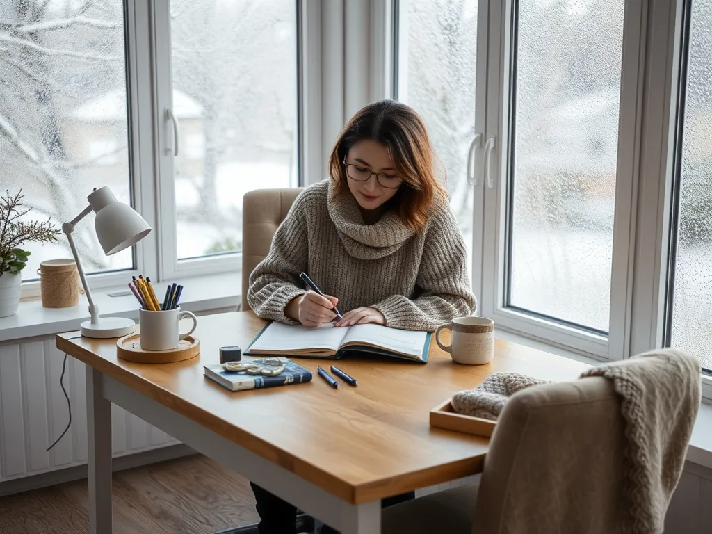 Aamukahvi ja suunnitteluvihko
