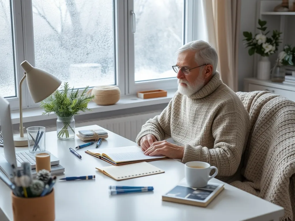 Talvinen maisema ja järjestelmällisyys